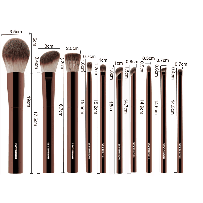 travel makeup brush set