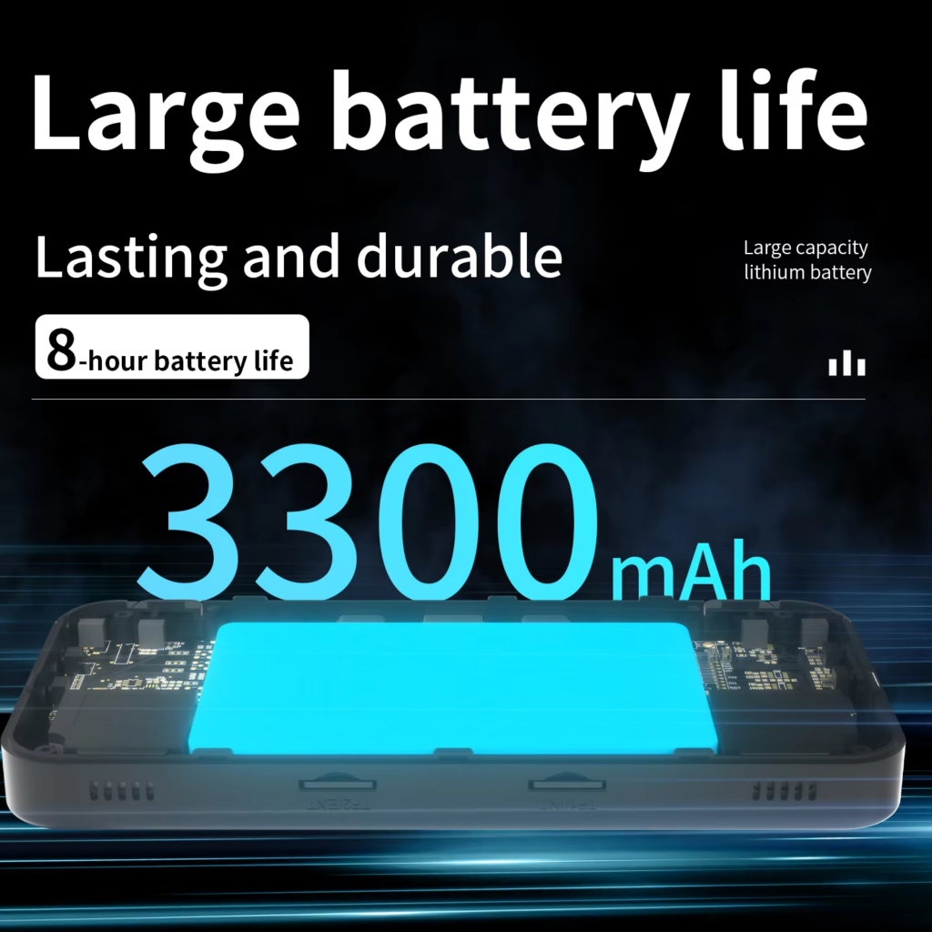 3300mAh Battery for Extended Gaming Sessions