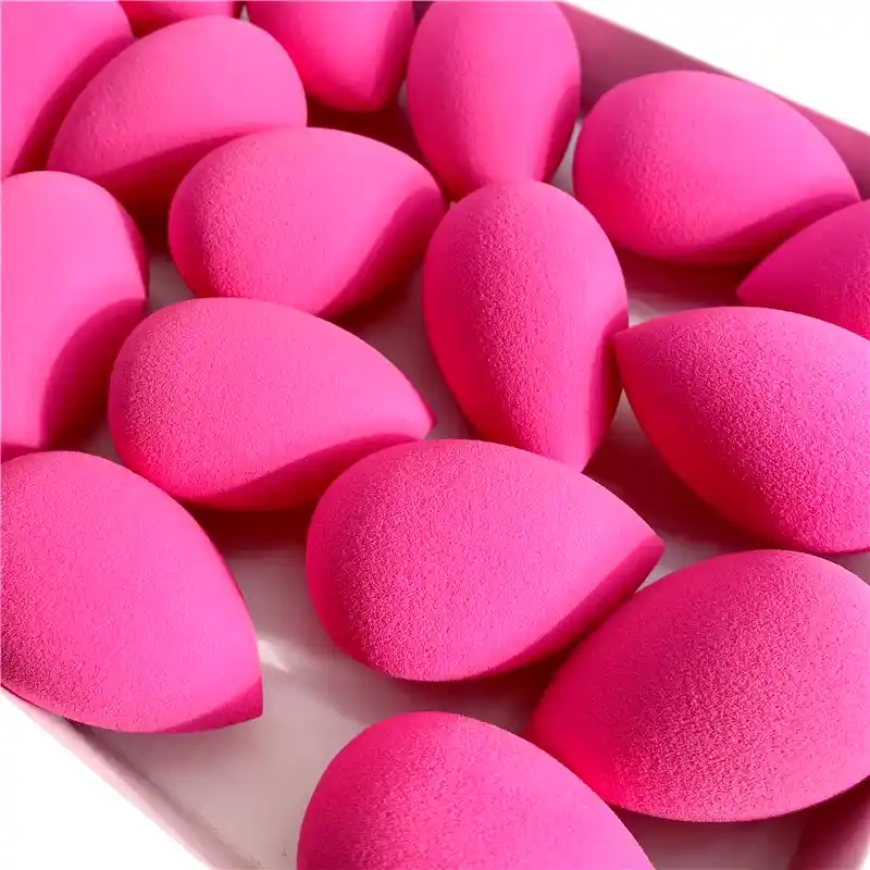 Original Hot PINK Makeup Sponge for Foundation Powder Cream -2Pcs/Set