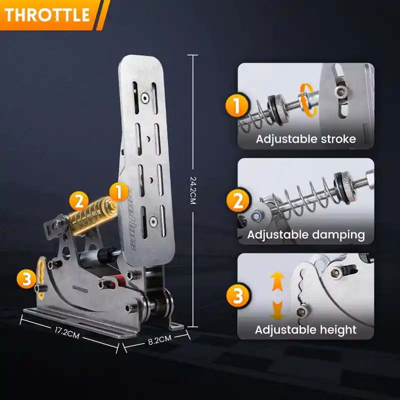 Take Control of Your Race with SIMJACK PRO Pedals