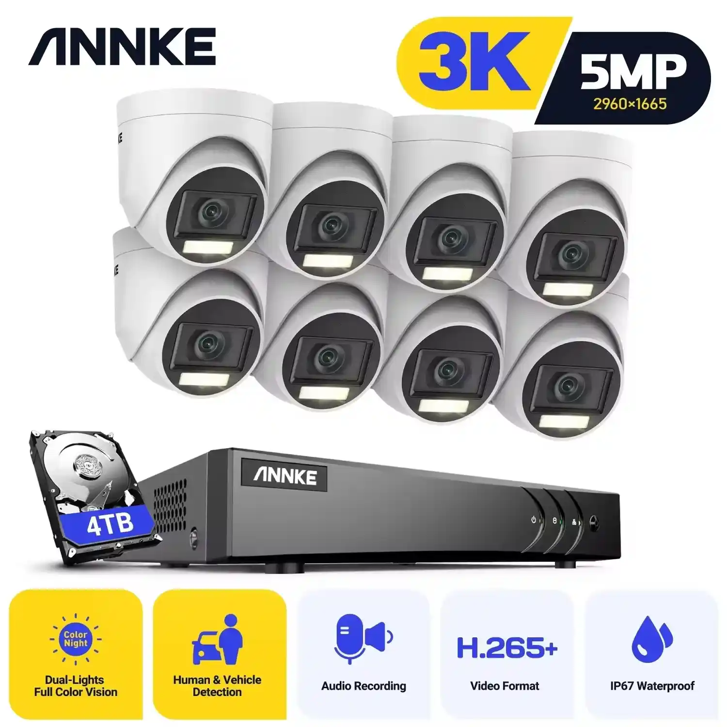 Transform Your Home Security with the ANNKE H.265+ DVR Kit