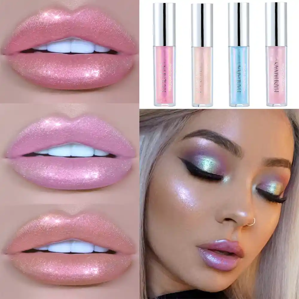 Handaiyan Lip Gloss Longlasting Glitter Lip Glaze Lipstick