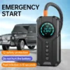 Your Ultimate Roadside Companion: Jump Starter, Air Pump, Power Bank, and Light