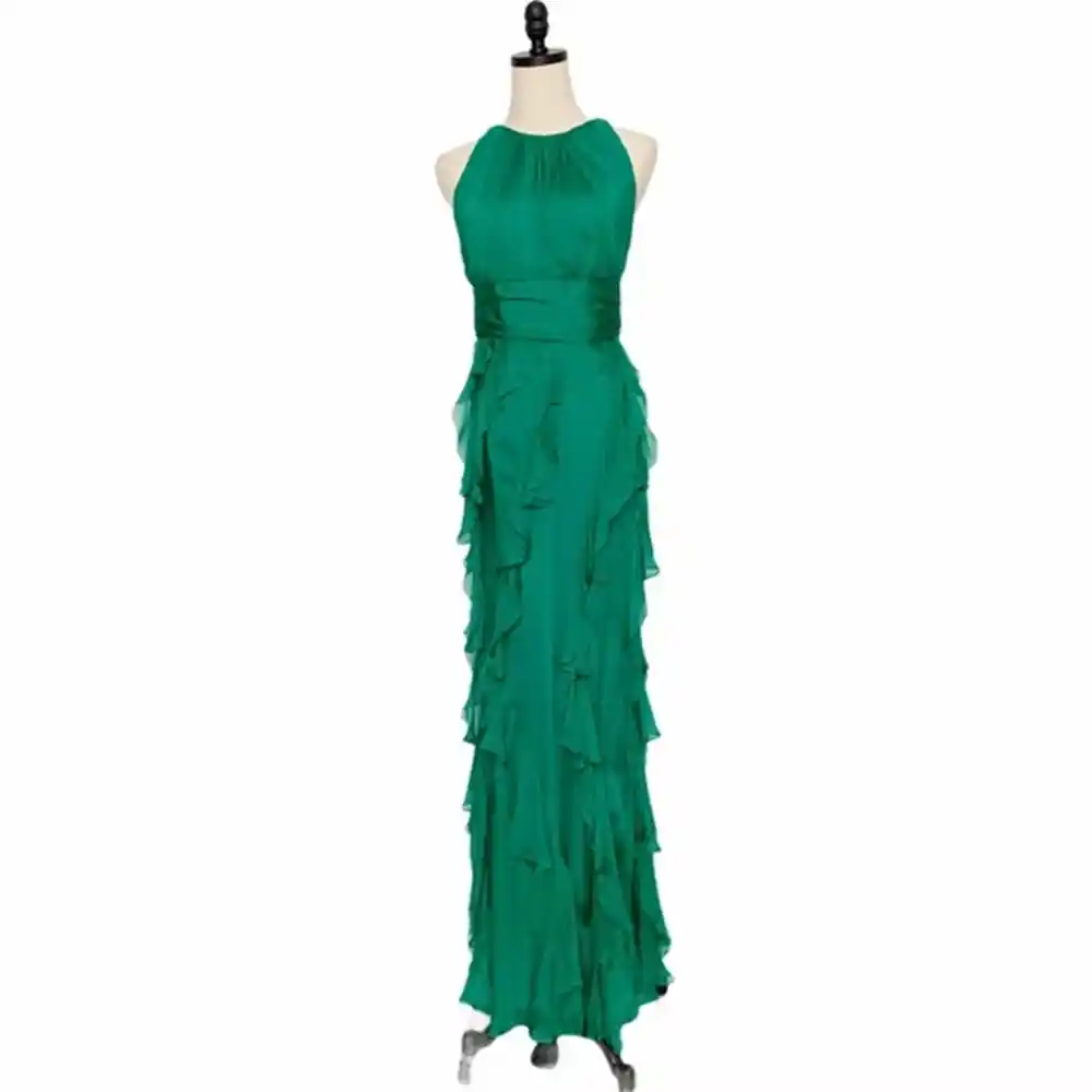 Make a Statement with the Annie Green Ruffle Dress