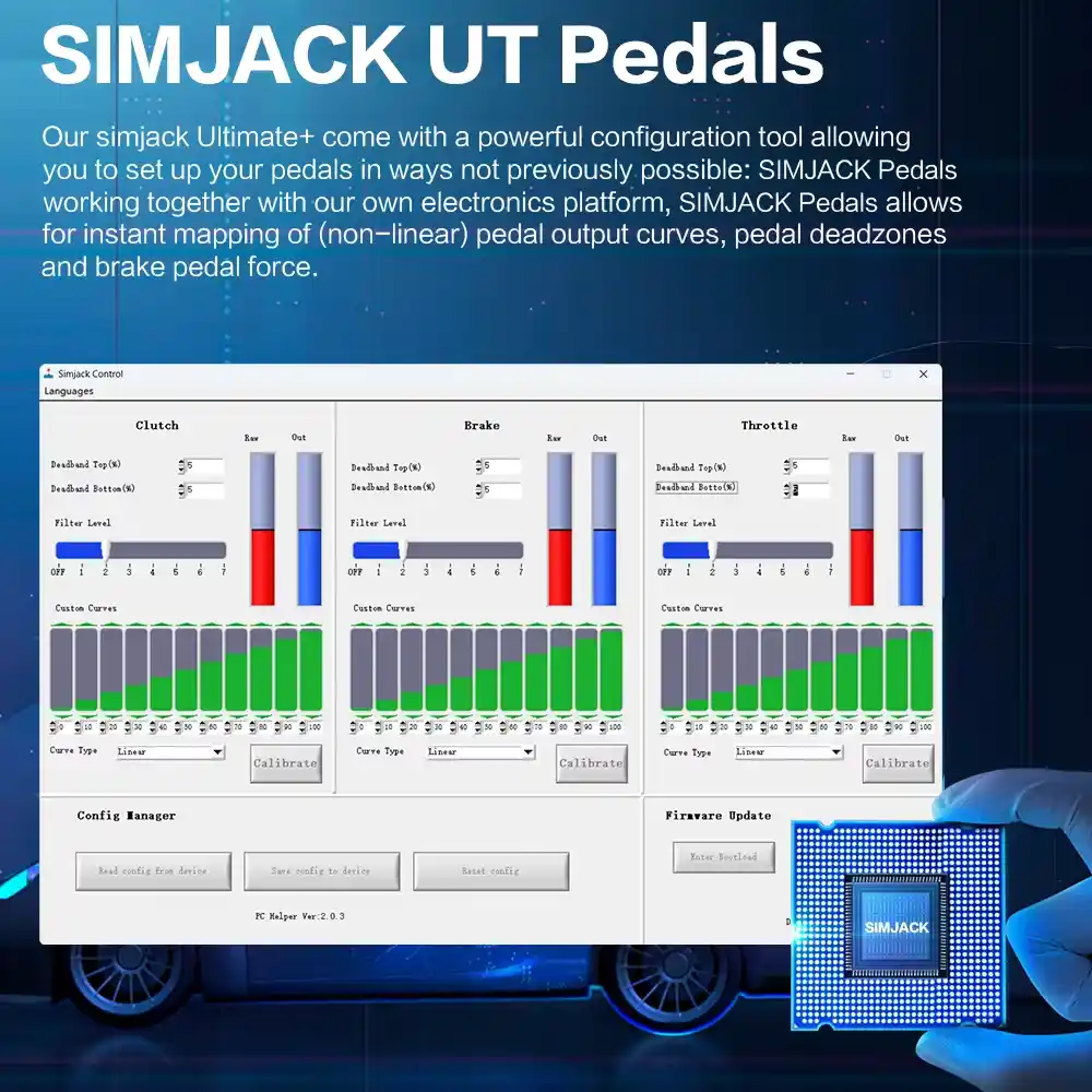 Bring Professional Racing to Your Setup with SIMJACK UT Hydraulic Pedals