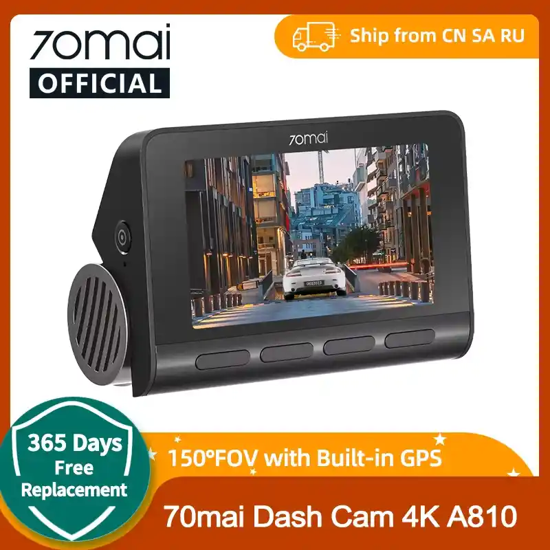 Stay Protected on the Road with the 70mai Dash Cam A810 