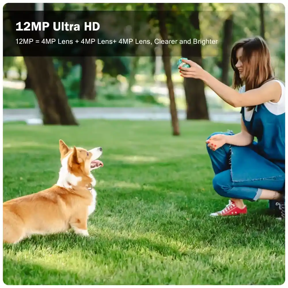 Secure Your Property with the HD 8MP PTZ WiFi 4K Camera