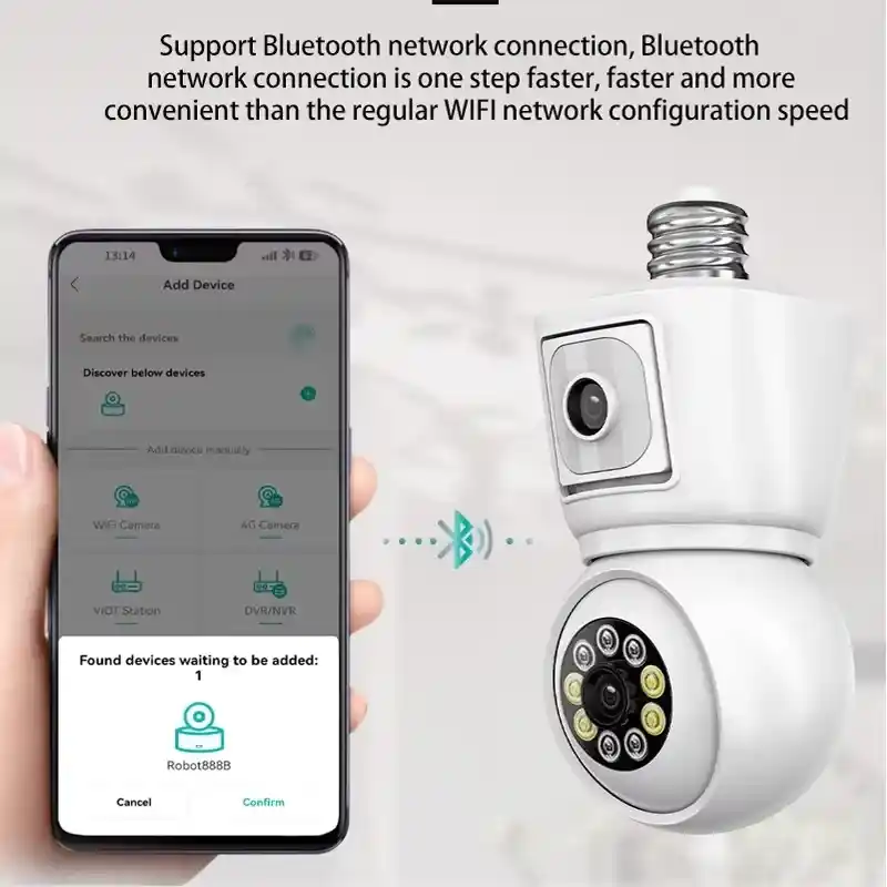 Experience Smart Home Security with ICSEE 4K Bulb Camera