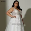 BEPEITHY Lace Boho Wedding Dress