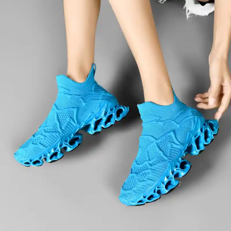 Elevate Your Run with Designer Chunky Tire Bottom Sneakers