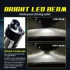 Ultimate Road Safety with 160W 28000LM Auto Lamp LED H4