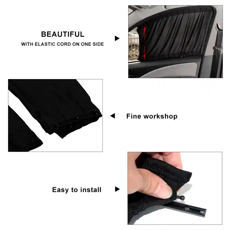 Drive in Comfort with Universal Car Sun Shade Curtains