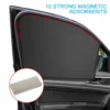 Drive in Comfort with Magnetic Car Sunshade Curtains