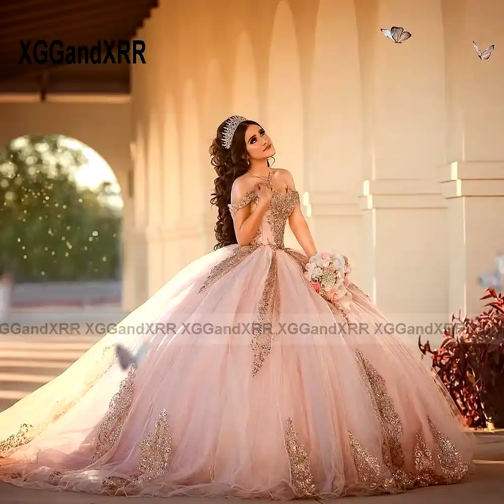 Ultimate Glamour: Sparkly Pink Quinceañera Dresses