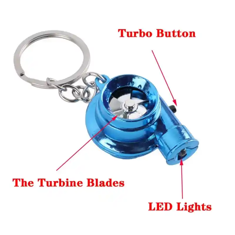 LED Turbocharger Keychain: The Perfect Accessory for Car Lovers