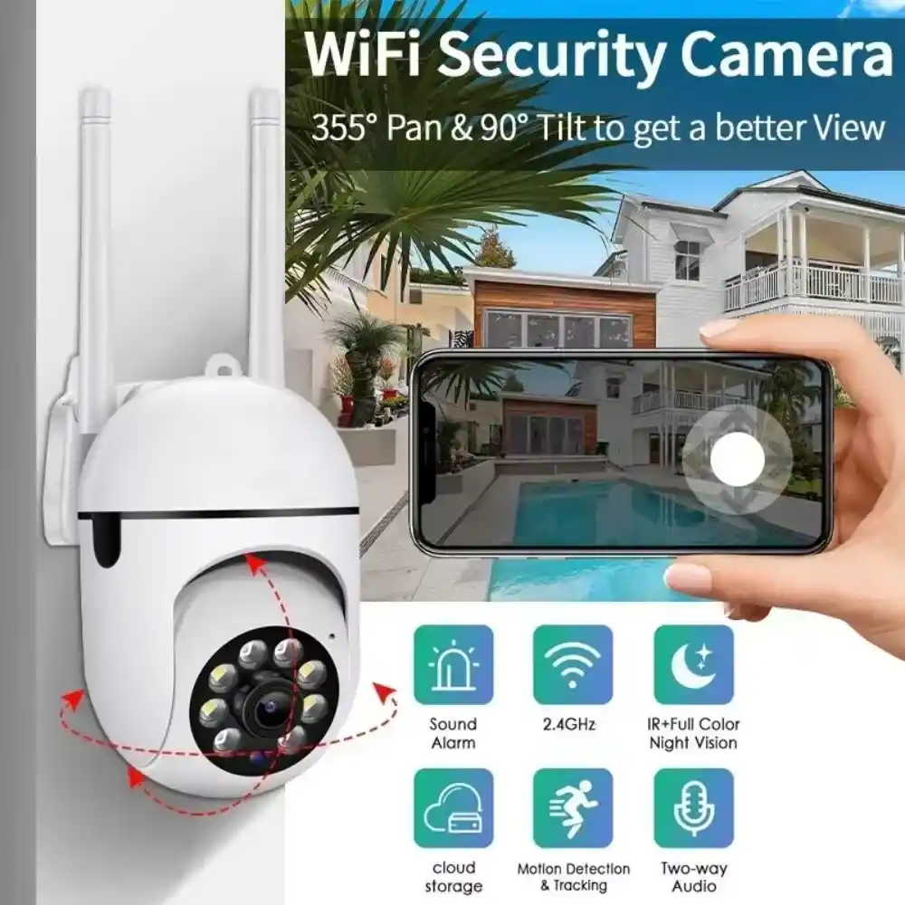 8MP WiFi Wireless Security Camera Ultimate Home Protection