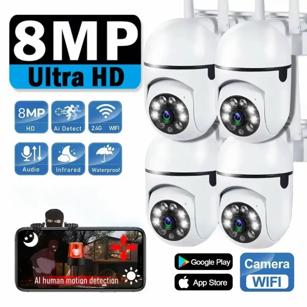 8MP WiFi Wireless Security Camera Ultimate Home Protection