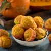 Healthy Pumpkin Muffins with Oats and Raisins
